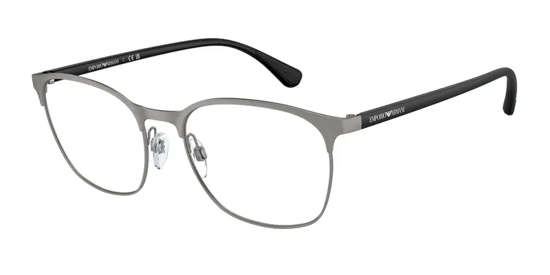 Emporio Armani Uomo EA1114  3032 Montature da vista Metallo Grigio Trasparente Rotonda Normale