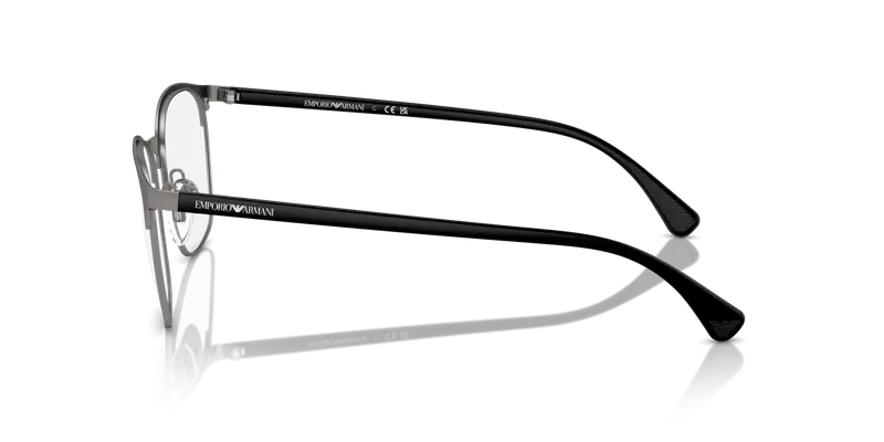Emporio Armani Uomo EA1114 3032 Montature da vista Metallo Grigio Trasparente Rotonda Normale miniatura 3