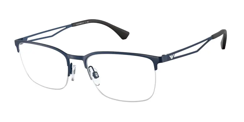 Emporio Armani Uomo EA1116 3018 Montature da vista Metallo Blu Squadrata