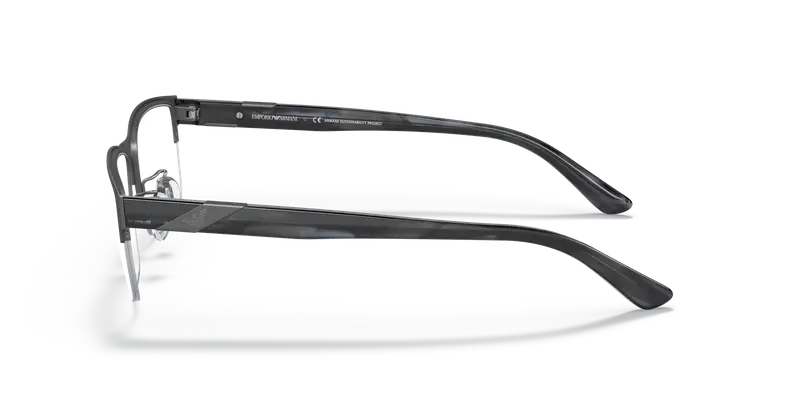 Emporio Armani Uomo EA1129 3003 Montature da vista Metallo Canna di fucile Squadrata miniatura 3