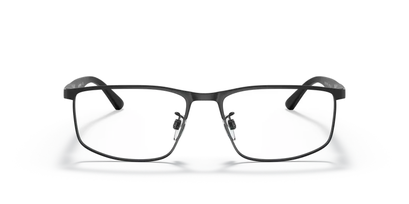 Emporio Armani Uomo EA1131 3001 Montature da vista Metallo Nero Trasparente Pillow Normale miniatura 2