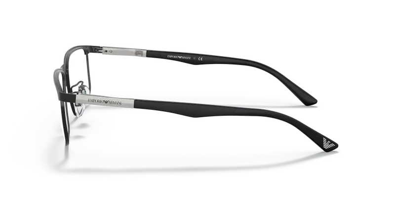 Emporio Armani Uomo EA1131 3001 Montature da vista Metallo Nero Trasparente Pillow Normale miniatura 3