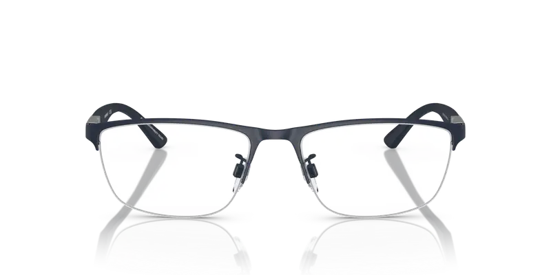 Emporio Armani Uomo EA1142 3018 Montature da vista Metallo Blu Pillow miniatura 2