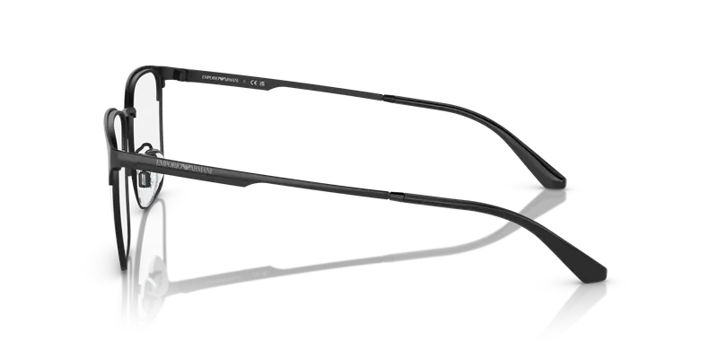 Emporio Armani Uomo EA1146D 3014 Montature da vista Metallo Nero Trasparente Pillow Normale miniatura 3