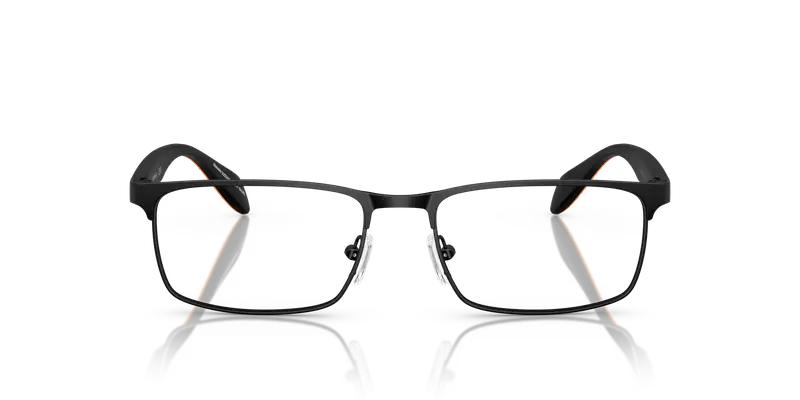 Emporio Armani Uomo EA1149 3226 Montature da vista Metallo Nero Trasparente Squadrata Normale miniatura 2