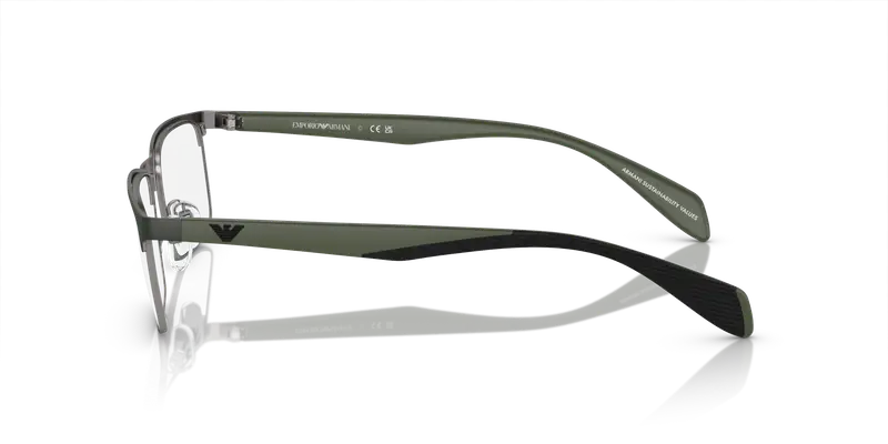 Emporio Armani Uomo EA1149 3367 Montature da vista Metallo Verde Trasparente Squadrata Normale miniatura 3