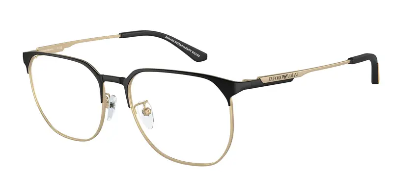 Emporio Armani Uomo EA1158D  3002 Montature da vista Metallo Oro Trasparente Pantos Normale