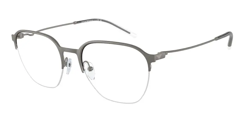 Emporio Armani Uomo EA1160  3003 Montature da vista Metallo Grigio Trasparente Pantos Normale