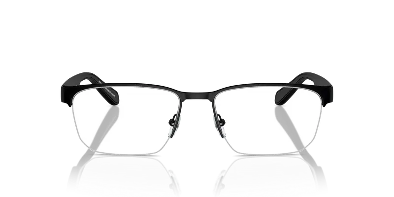 Emporio Armani Uomo EA1162 3001 Montature da vista Metallo Nero Trasparente Geometrica Normale miniatura 2