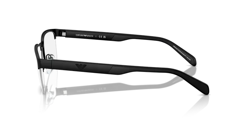 Emporio Armani Uomo EA1162 3001 Montature da vista Metallo Nero Trasparente Geometrica Normale miniatura 3