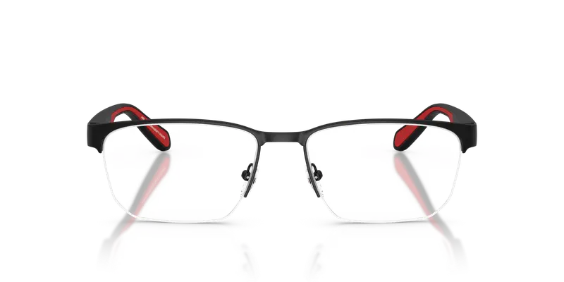 Emporio Armani Uomo EA1162 3085 Montature da vista Metallo Nero Trasparente Geometrica Normale miniatura 2