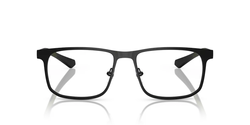 Emporio Armani Uomo EA1163 3001 Montature da vista Metallo Nero Trasparente Squadrata Normale miniatura 2