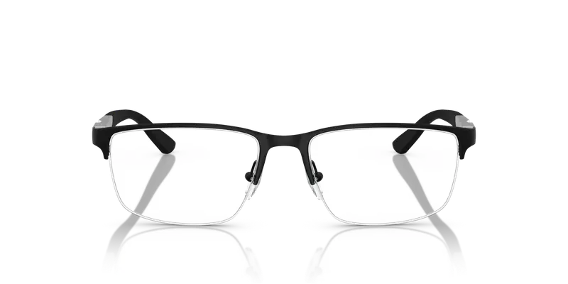 Emporio Armani Uomo EA1164 3001 Montature da vista Metallo Nero Trasparente Squadrata Normale miniatura 2