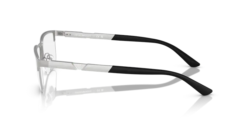 Emporio Armani Uomo EA1164 3045 Montature da vista Metallo Argento Trasparente Squadrata Normale miniatura 3