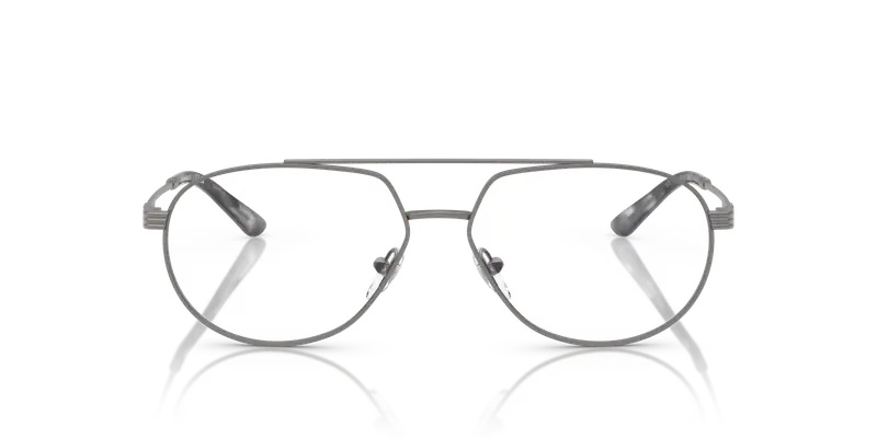 Emporio Armani Uomo EA1165 3003 Montature da vista Metallo Grigio Trasparente Pilot Normale miniatura 2