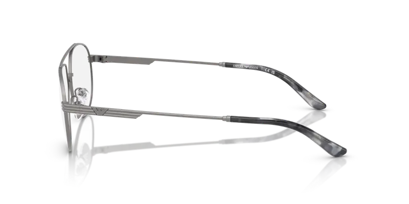Emporio Armani Uomo EA1165 3003 Montature da vista Metallo Grigio Trasparente Pilot Normale miniatura 3