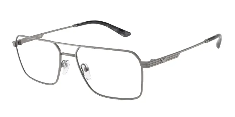 Emporio Armani Uomo EA1166  3003 Montature da vista Metallo Grigio Trasparente Squadrata Normale