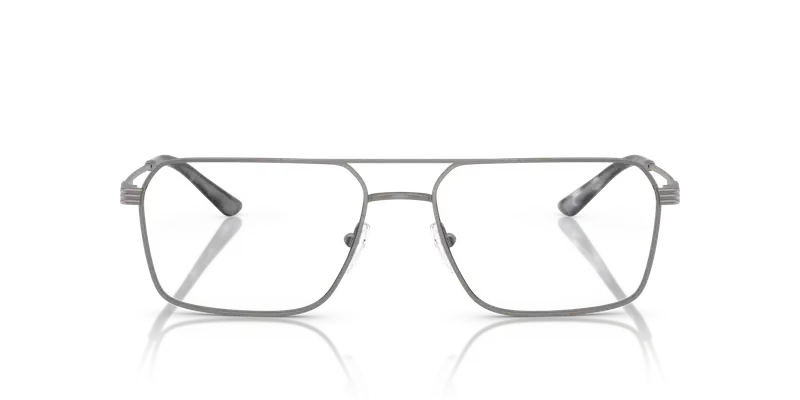 Emporio Armani Uomo EA1166 3003 Montature da vista Metallo Grigio Trasparente Squadrata Normale miniatura 2