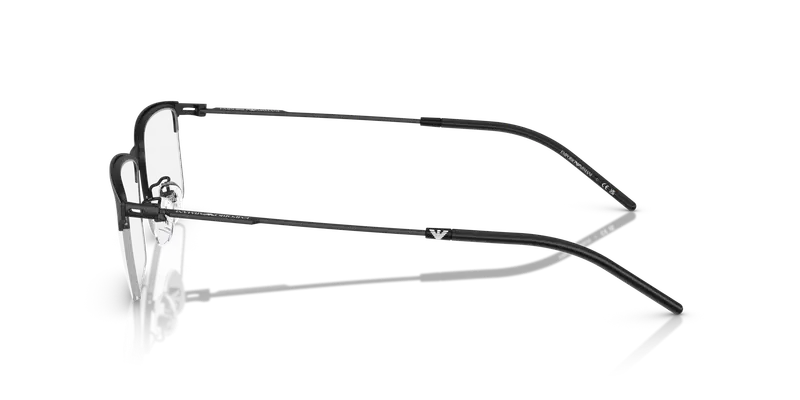 Emporio Armani Uomo EA1168D 3001 Montature da vista Metallo Nero Trasparente Squadrata Normale miniatura 3