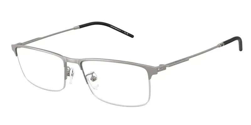 Emporio Armani Uomo EA1168D  3003 Montature da vista Metallo Grigio Trasparente Squadrata Normale