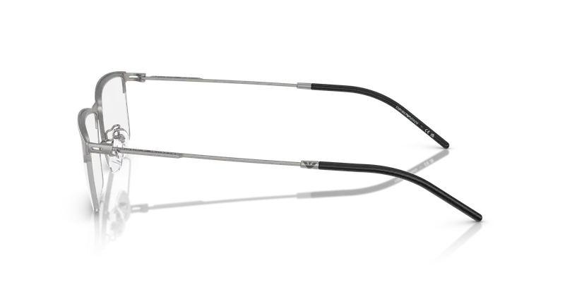 Emporio Armani Uomo EA1168D 3003 Montature da vista Metallo Grigio Trasparente Squadrata Normale miniatura 3