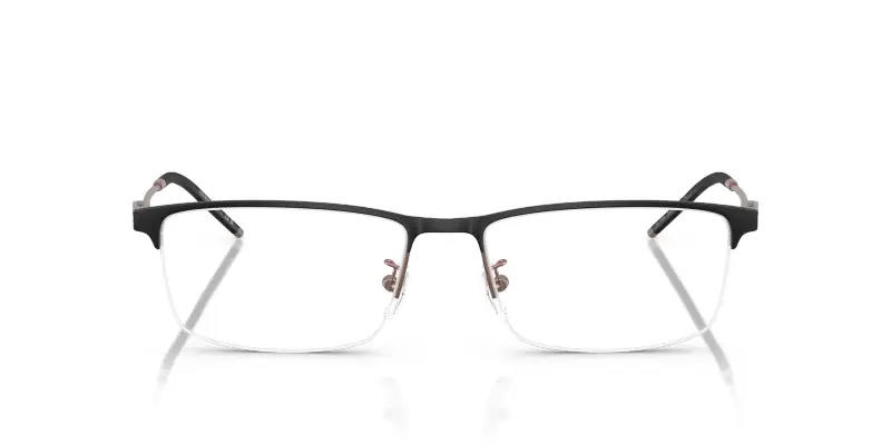 Uomo EA1168D 3006 Montature da vista Metallo Nero Trasparente Squadrata Normale miniatura 3