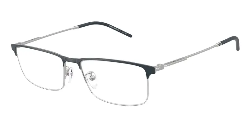 Emporio Armani Uomo EA1168D  3042 Montature da vista Metallo Blu Trasparente Squadrata Normale