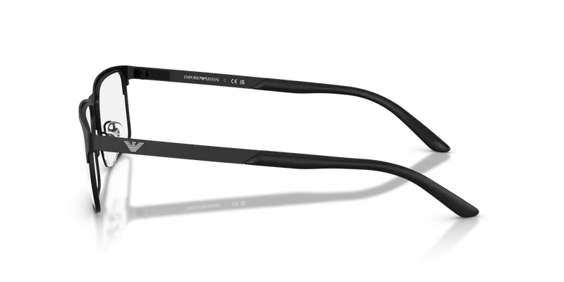 Emporio Armani Uomo EA1170 3001 Montature da vista Metallo Nero Trasparente Squadrata Normale miniatura 3