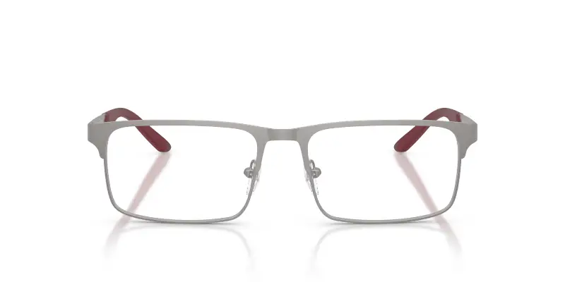 Uomo EA1170 3003 Montature da vista Metallo Grigio Trasparente Squadrata Normale miniatura 3