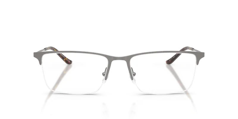 Emporio Armani Uomo EA1171 3003 Montature da vista Metallo Grigio Trasparente Squadrata Normale miniatura 2