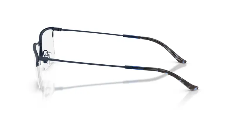 Emporio Armani Uomo EA1171 3018 Montature da vista Metallo Blu Trasparente Squadrata Normale miniatura 3