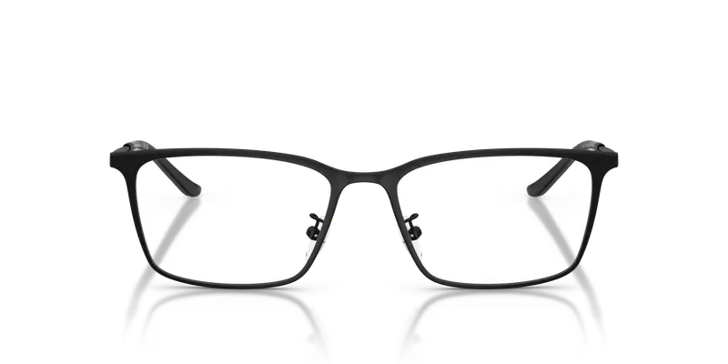 Emporio Armani Uomo EA1173D 3001 Montature da vista Metallo Nero Trasparente Pillow Normale miniatura 2