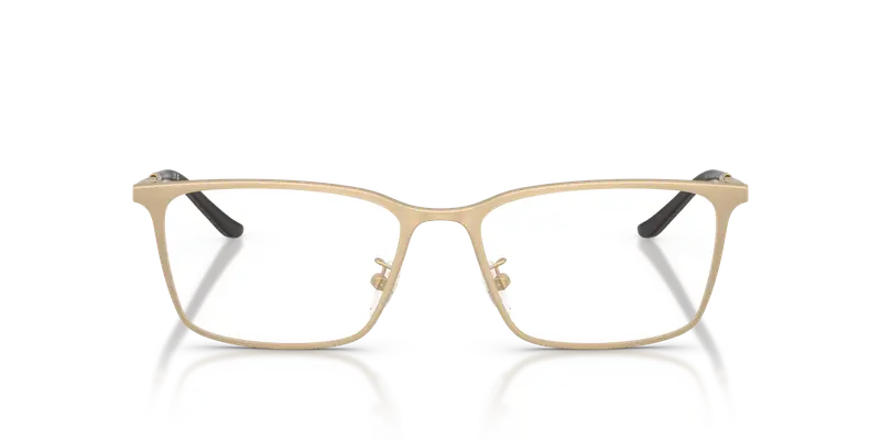 Emporio Armani Uomo EA1173D 3403 Montature da vista Metallo Marrone Trasparente Pillow Normale miniatura 2