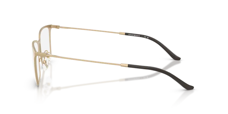 Emporio Armani Uomo EA1173D 3403 Montature da vista Metallo Marrone Trasparente Pillow Normale miniatura 3