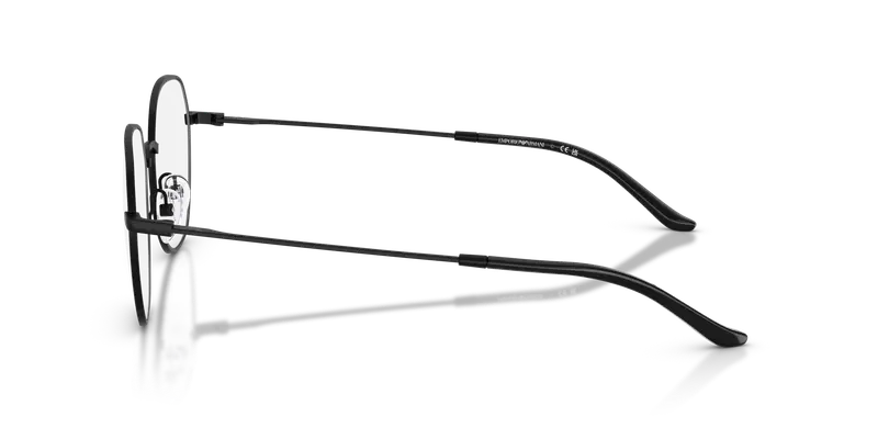 Emporio Armani Uomo EA1174D 3001 Montature da vista Metallo Nero Trasparente Rotonda Normale miniatura 3