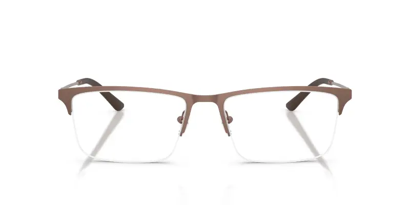 Uomo EA1177 3006 Montature da vista Metallo Bronzo Trasparente Squadrata Normale miniatura 3