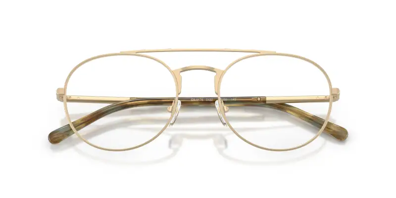 Uomo EA1178 3422 Montature da vista Metallo Oro Trasparente Pilot Normale miniatura 2