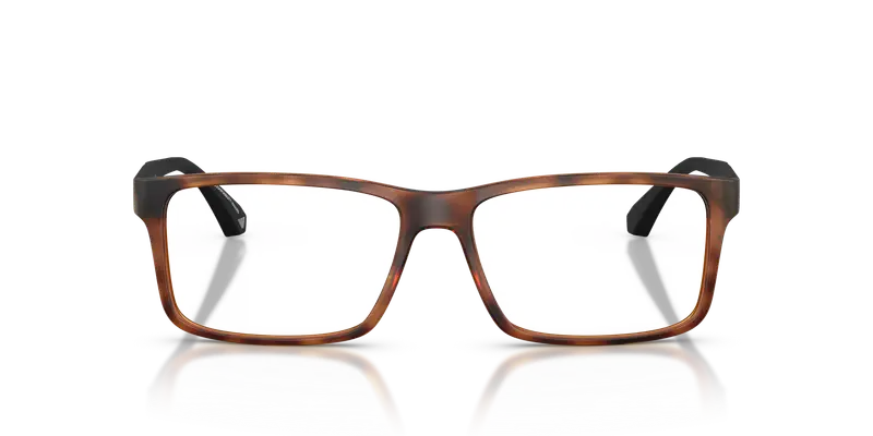 Emporio Armani Uomo EA3038 5002 Montature da vista Peek Tartaruga Trasparente Squadrata Normale miniatura 2