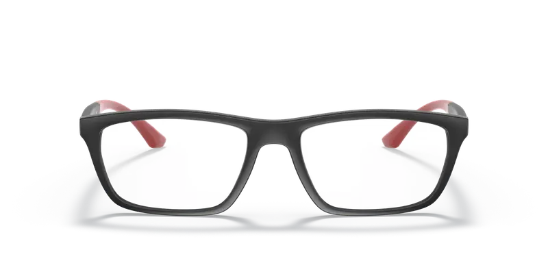 Emporio Armani Uomo EA3187 5042 Montature da vista Plastica Nero-opaco Squadrata miniatura 2