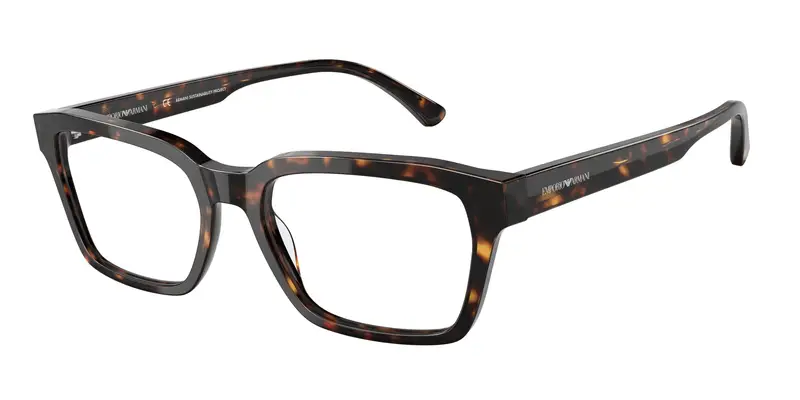 Emporio Armani Uomo EA3192 5879 Montature da vista Acetato Havana Squadrata
