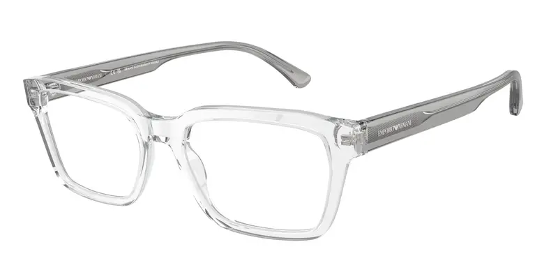 Emporio Armani Uomo EA3192 5883 Montature da vista Acetato Trasparente Trasparente Squadrata Normale