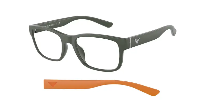 Emporio Armani Uomo EA3201U 5058 Montature da vista Plastica Verde Squadrata