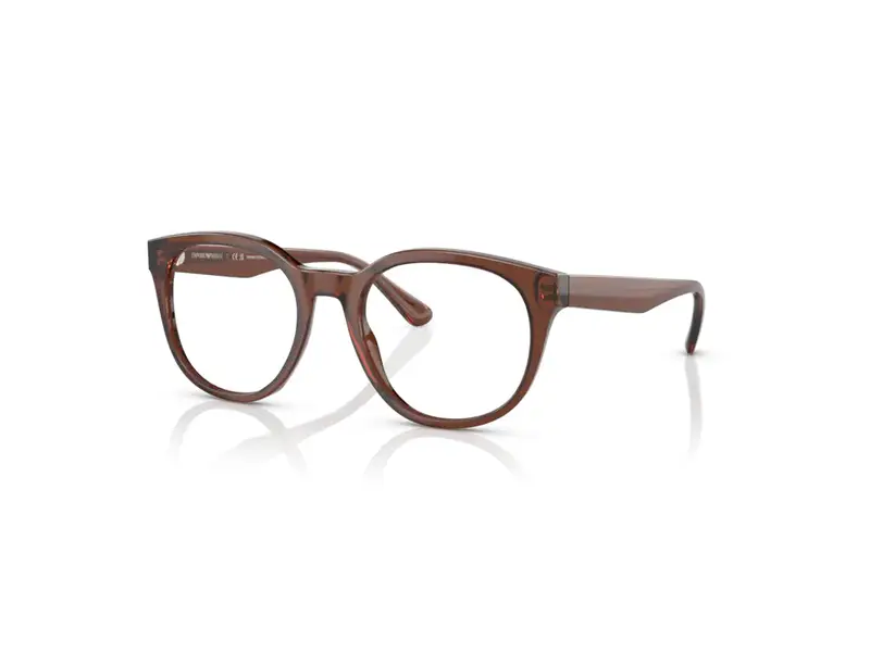 Emporio Armani Uomo EA3207 5044 Montature da vista Plastica Trasparente marrone Pantos