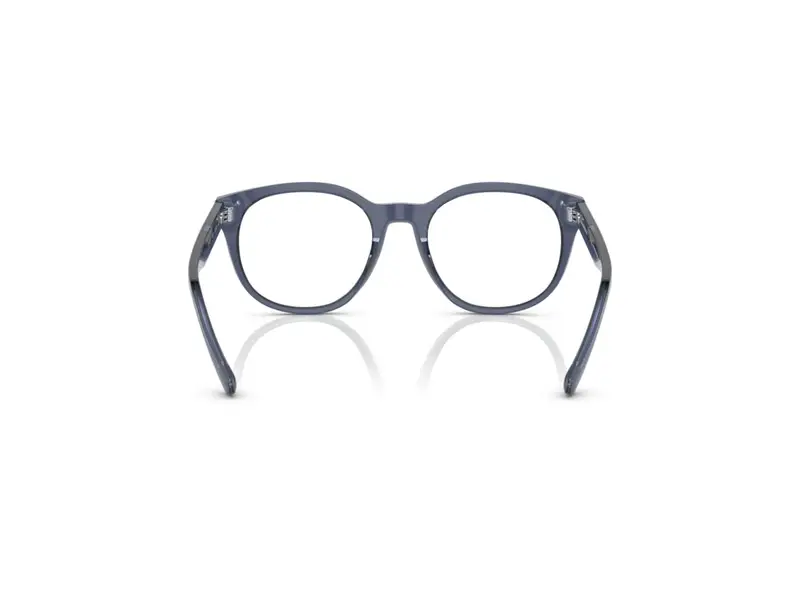 Emporio Armani Uomo EA3207 5072 Montature da vista Acetato Blu Trasparente Pantos Normale miniatura 3