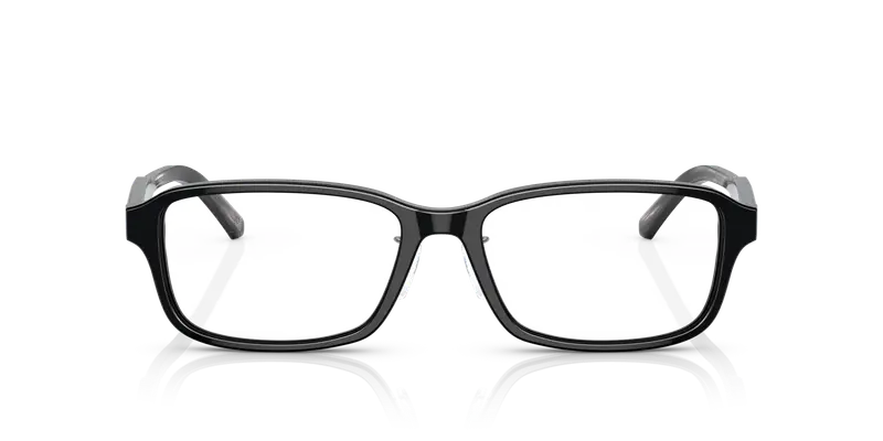 Emporio Armani Uomo EA3215D 5017 Montature da vista Acetato Nero Trasparente Pillow Normale miniatura 2