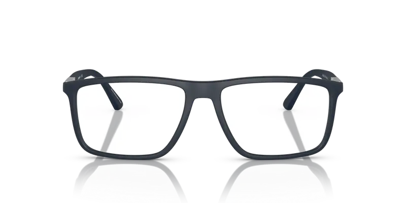 Emporio Armani Uomo EA3221 5088 Montature da vista Iniettato Blu Trasparente Squadrata Normale miniatura 2