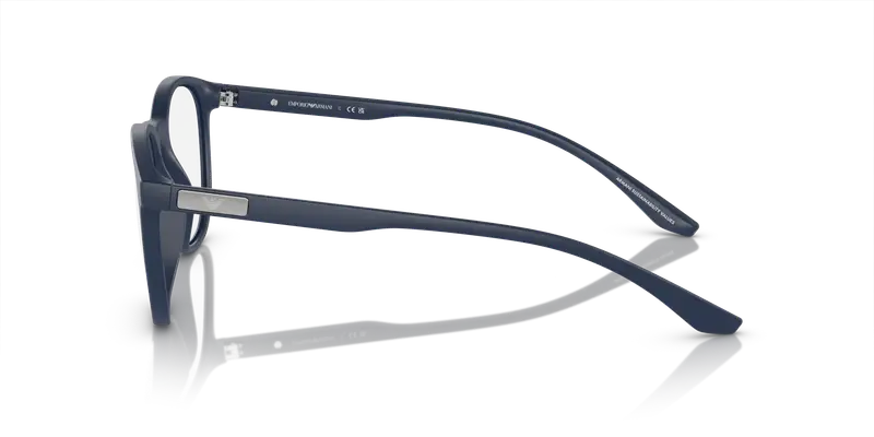 Emporio Armani Uomo EA3229 5763 Montature da vista Iniettato Blu Trasparente Pantos Normale miniatura 3