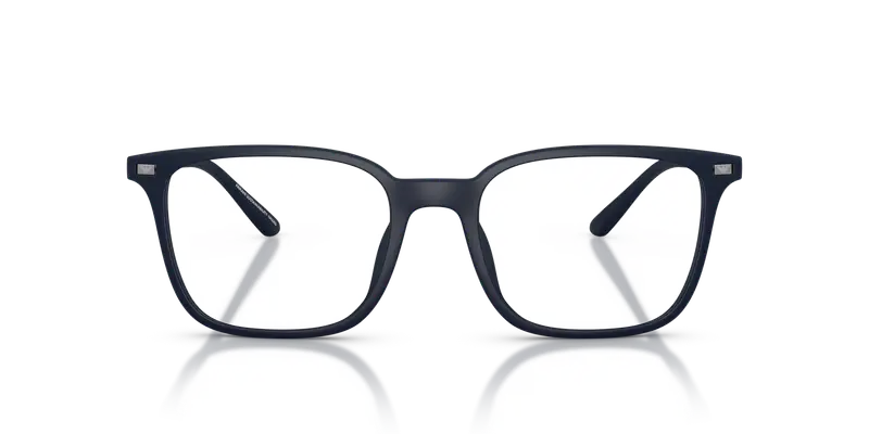 Emporio Armani Uomo EA3242U 5088 Montature da vista Iniettato Blu Trasparente Squadrata Normale miniatura 2