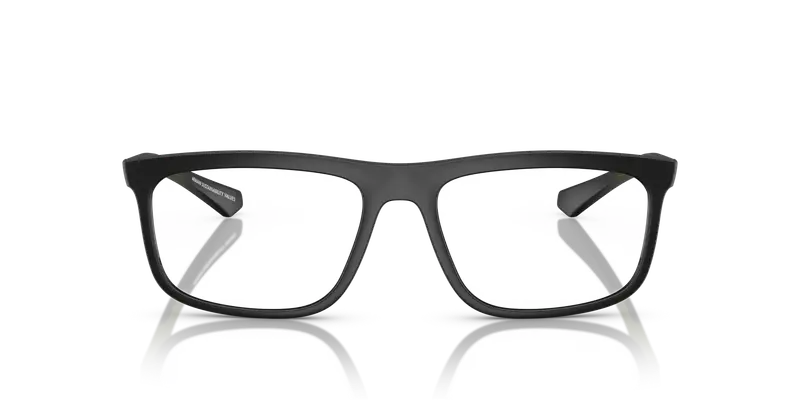 Emporio Armani Uomo EA3246 5001 Montature da vista Iniettato Nero Trasparente Squadrata Normale miniatura 2