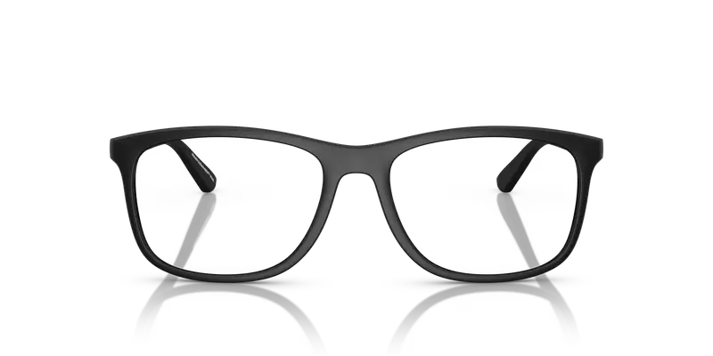 Emporio Armani Uomo EA3247 5001 Montature da vista Iniettato Nero Trasparente Pillow Normale miniatura 2